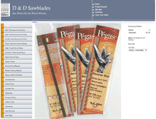 Tablet Screenshot of dndsawbladesonline.com